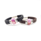 Brown Cork Purple Porcelain Bracelet